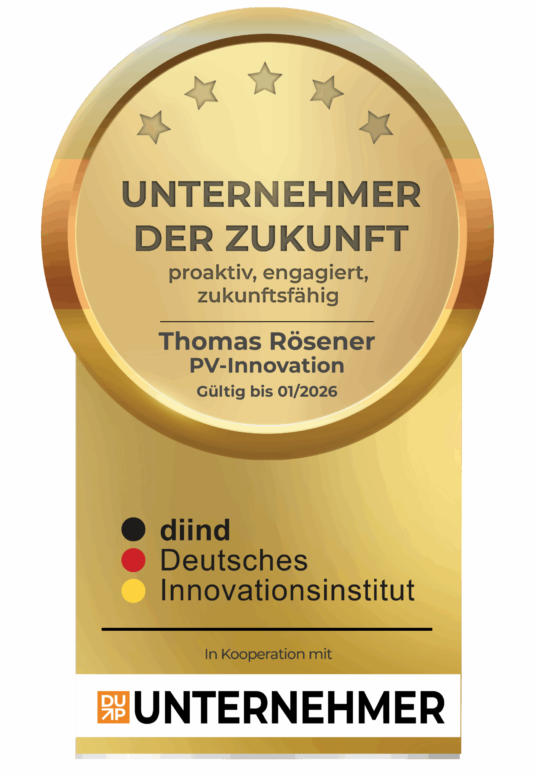 UDZ-Siegel_Thomas Rösener PV-Innovation